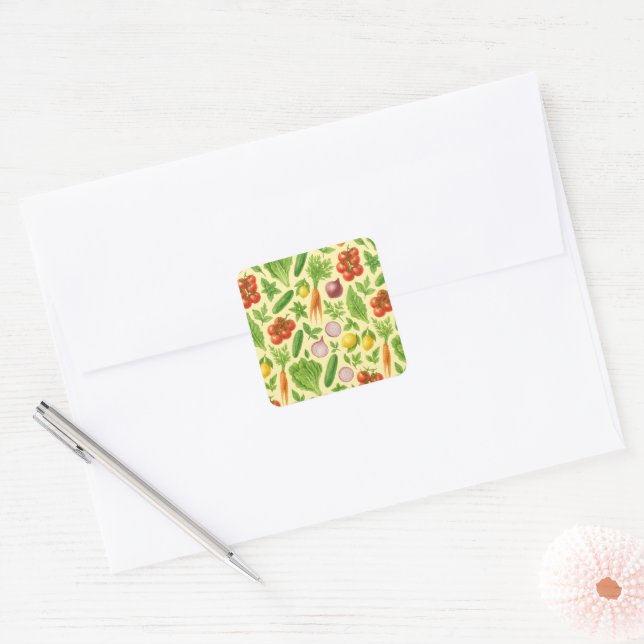 Garden-Fresh Veggie Salad— Friend Sticker (Envelope)