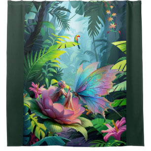 Garden Friends Shower Curtain