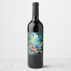 Garden Friends Wine Label