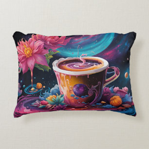 Garden Galaxy Coffee Decorative Cushion