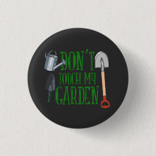 Garden Gardener Gardening 3 Cm Round Badge