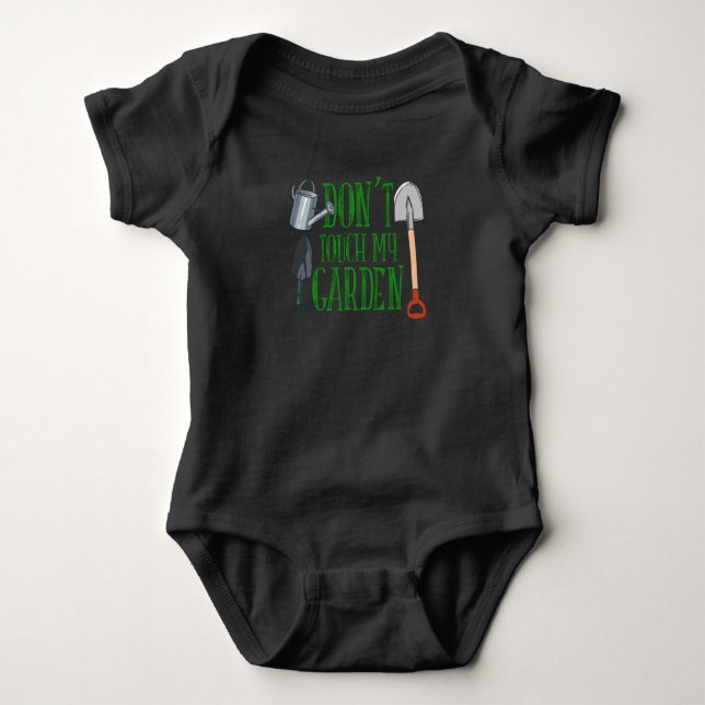 Garden Gardener Gardening Baby Bodysuit (Front)
