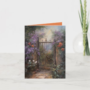 Garden Gate Blank Notecards