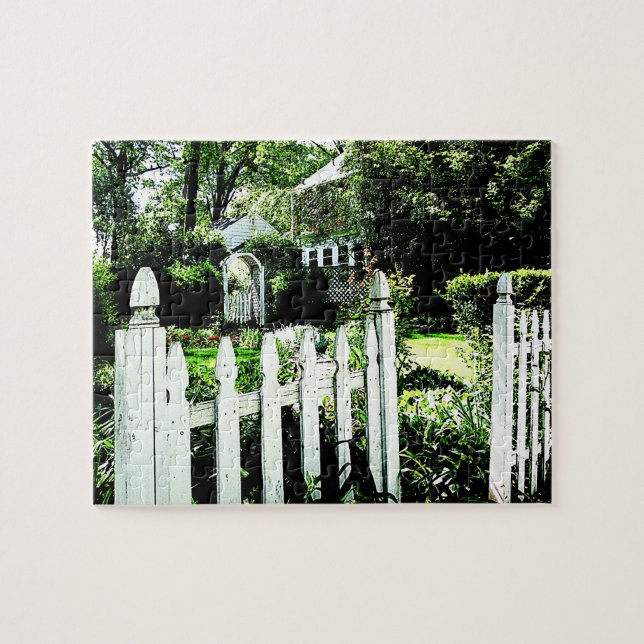 Garden Gate Jigsaw Puzzle (Horizontal)