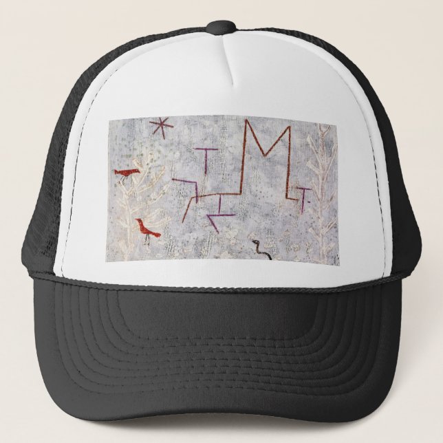 Garden gate K (1932) by paul klee Trucker Hat (Front)
