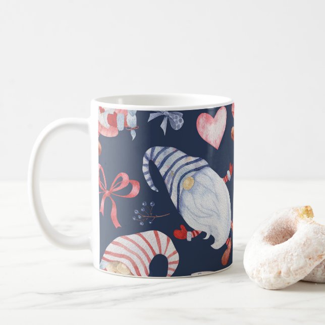 garden Genome, for Gnome Lovers, Coffee Mug (With Donut)