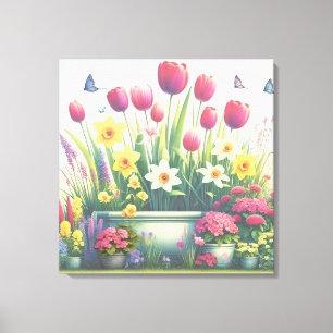 Garden Glow Canvas Print