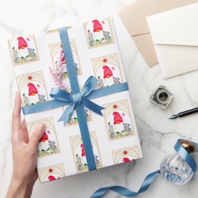 Garden Gnome Gift Wrap (Gifting)