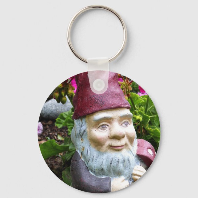 Garden Gnome Key Ring (Front)