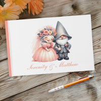 Garden Gnome Orange Rustic Woodland Wedding