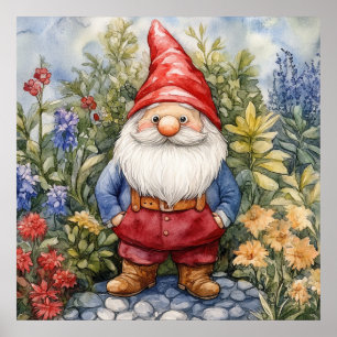 Garden Gnome Poster
