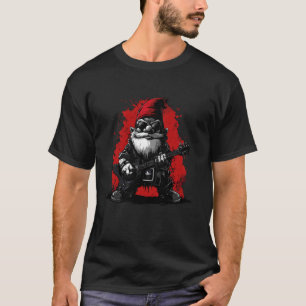 Garden Gnome Rocker Plays Guitar T-Shirt