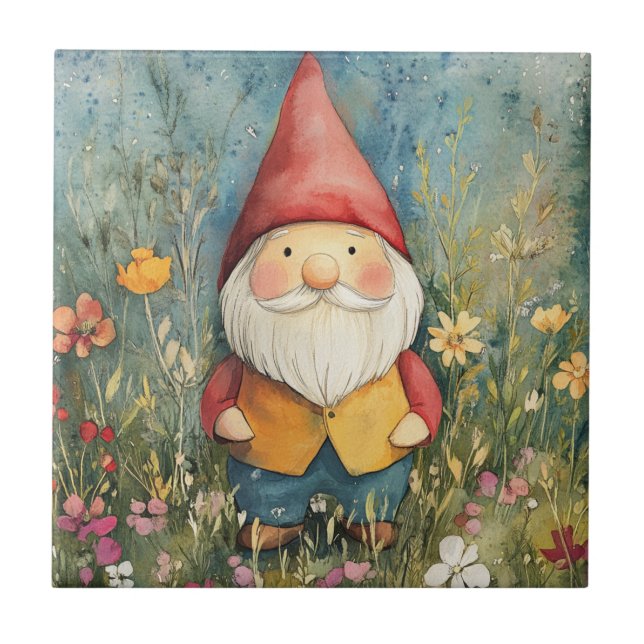 Garden Gnome Tile (Front)