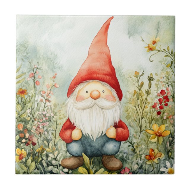 Garden Gnome Tile (Front)