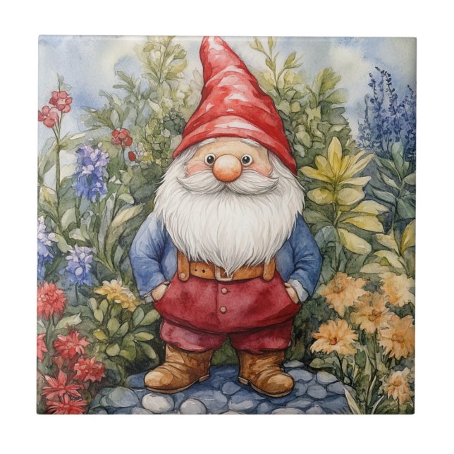Garden Gnome Tile (Front)