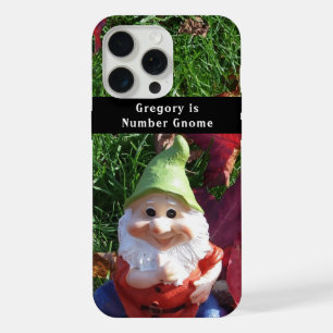 Garden Gnome You Are Number Gnome Add Name Fall iPhone 15 Pro Max Case