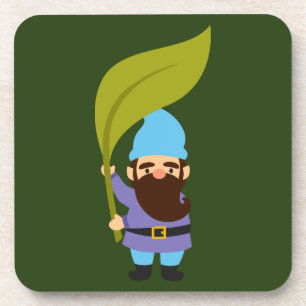 Garden Gnomes cute and colourful Coaster
