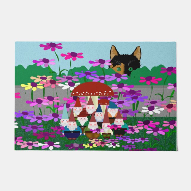 Garden Gnomes Doormat (Front)