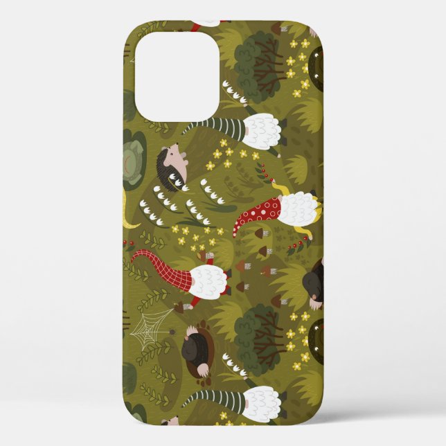 Garden Gnomes: Humourous Flora Fauna. Case-Mate iPhone Case (Back)