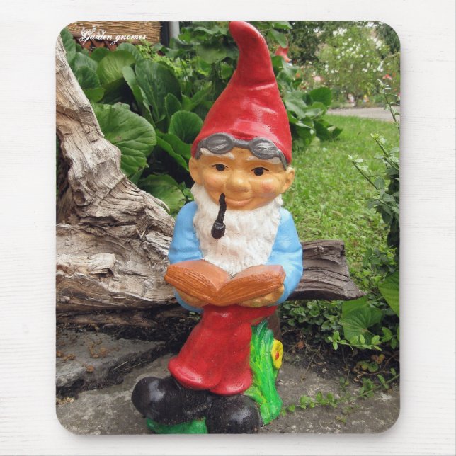 Garden gnomes mouse pad (Front)