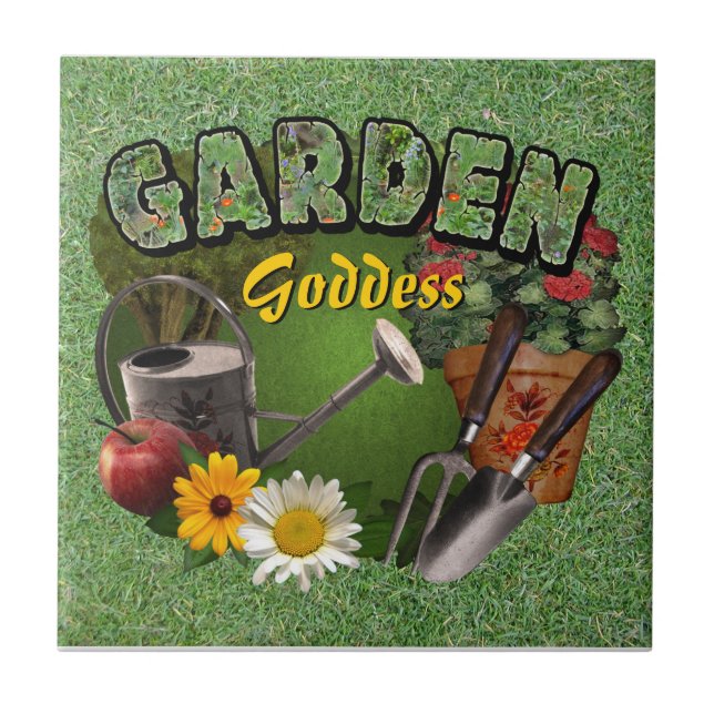 Garden Goddess Tile (Front)
