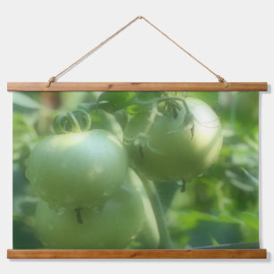 Garden Green Tomatoes Nature  Hanging Tapestry