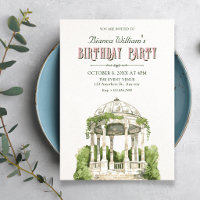Garden greenery birthday