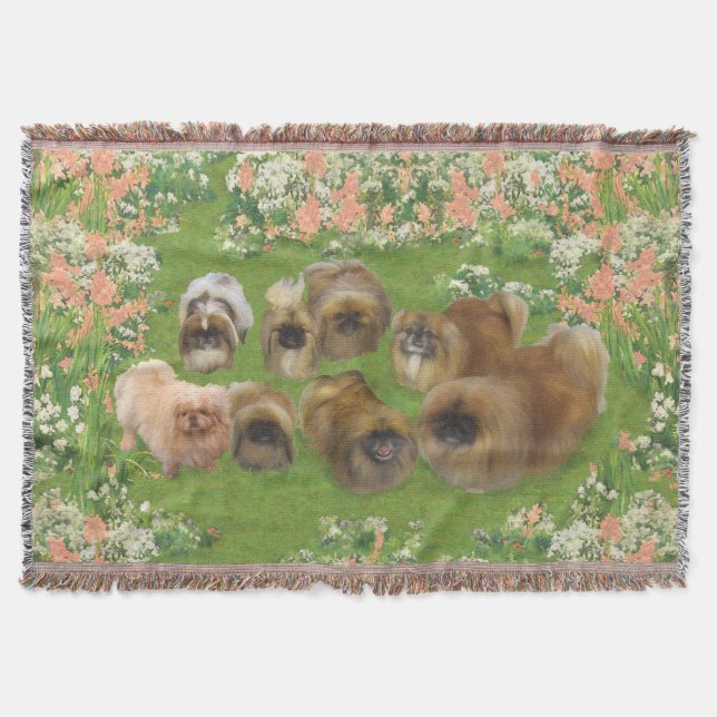 Garden Group Throw Blanket (Front)