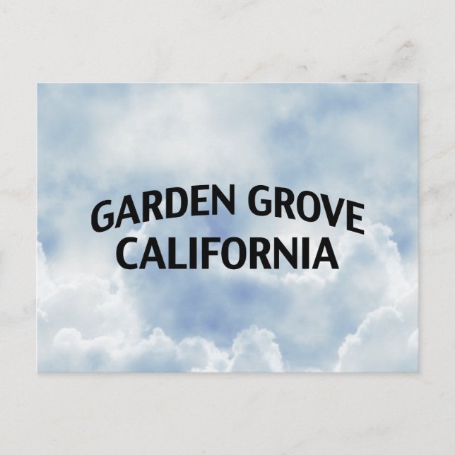 Garden Grove California Postcard (Front)
