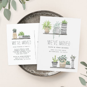 Garden Grown   Moving Announcement Postcard