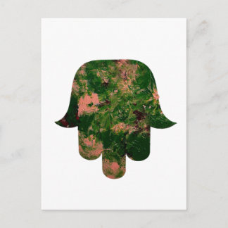 Garden Hamsa Balloon Painting Studio Art  Postcard