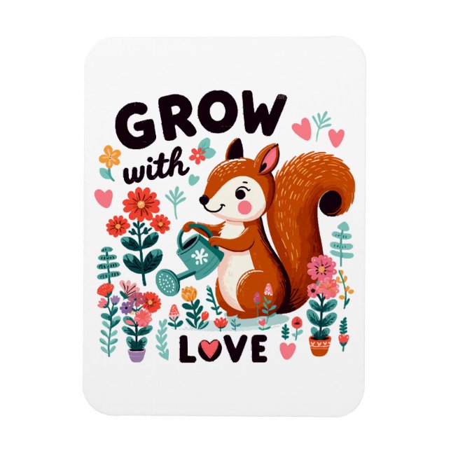 Garden Heartbeat Magnet (Vertical)
