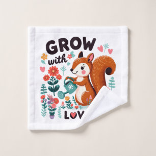 Garden Heartbeat Wash Cloth