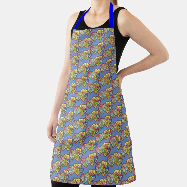 Garden Hearts Apron (Insitu)