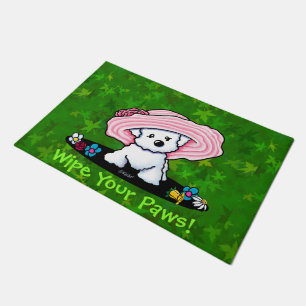 Garden Helper Bichon Frise Doormat