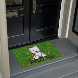 Garden Helper Westie Doormat