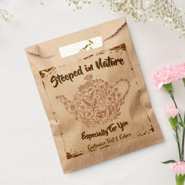 Garden Herb Packet Tea Blend Packet Favour Bags (Sealed)