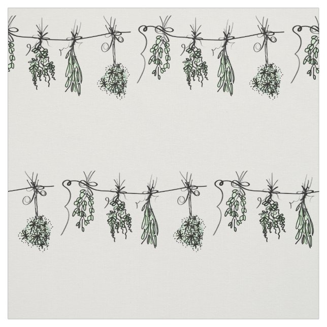 Garden Herbs Fabric (Swatch)