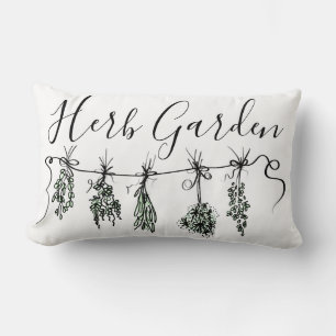 Garden Herbs Lumbar Cushion