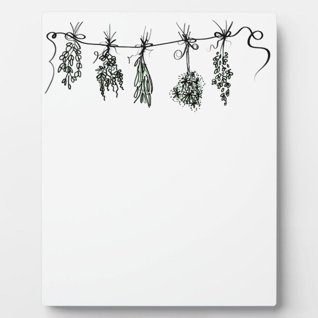 Garden Herbs Plaque (Front)