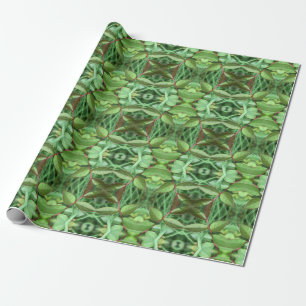 Garden herbs wrapping paper
