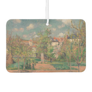 Garden in Full Sunlight, Camille PIssarro, 1876 Car Air Freshener