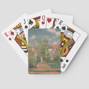 Garden in Full Sunlight, Camille PIssarro, 1876 Playing Cards