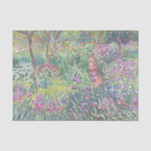 Garden in Giverny by Claude Monet Tissue Paper