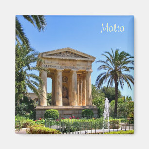 Garden in Malta in Valletta Magnet