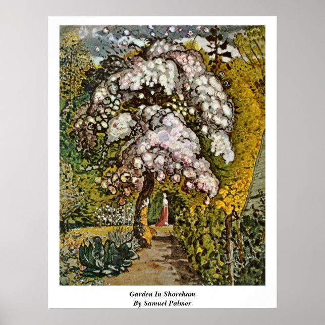 Garden In Shoreham By Samuel Palmer Poster (Front)