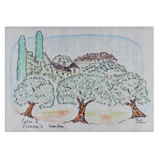 Garden in Speracedes, Cabris | South of France Cutting Board
