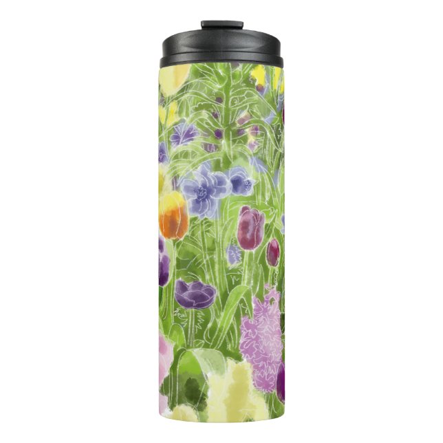 Garden in spring thermal tumbler (Front)