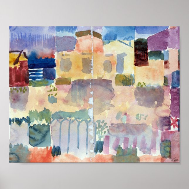 Garden in St. Germain : Paul Klee 1914 Poster (Front)