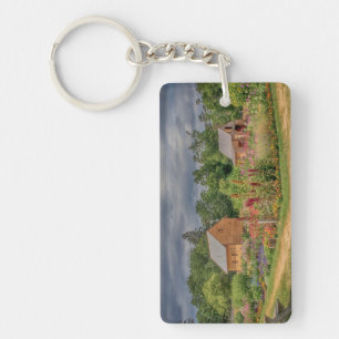 Garden in the Adirondacks Key Ring